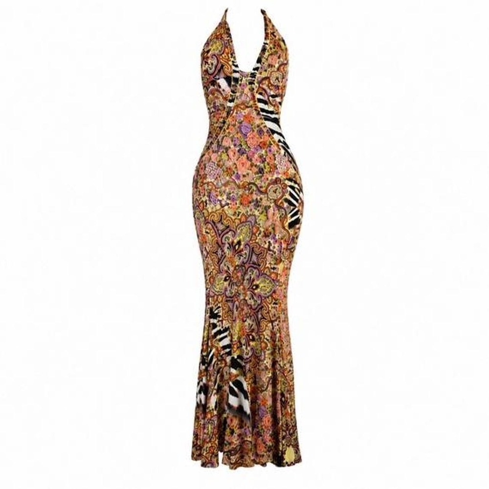Cavalli Vintage Patchwork Gown